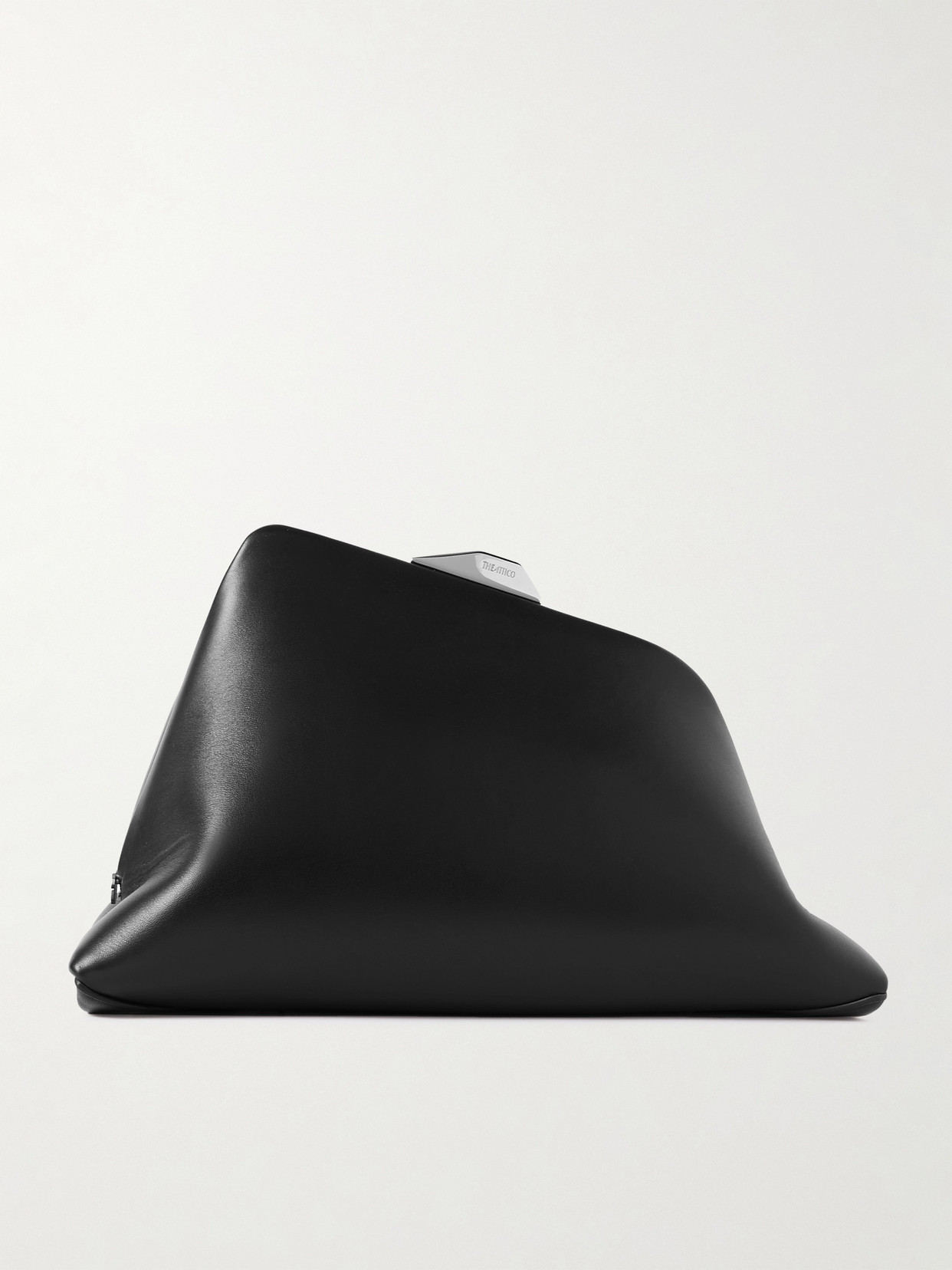 The Attico - Day Off Leather Shoulder Bag - Black