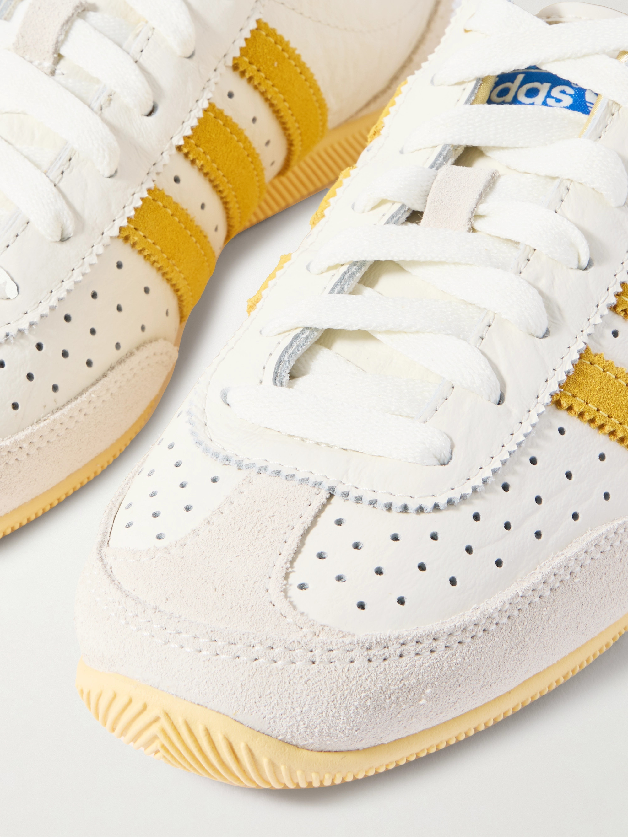 adidas Originals Country Japan nubuck-trimmed leather sneakers