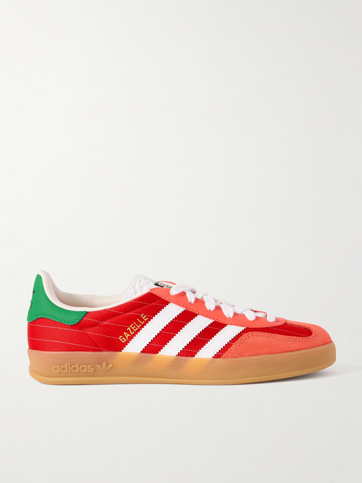 ADIDAS ORIGINALS | Gazelle Indoor Leather-Trimmed Suede Sneakers