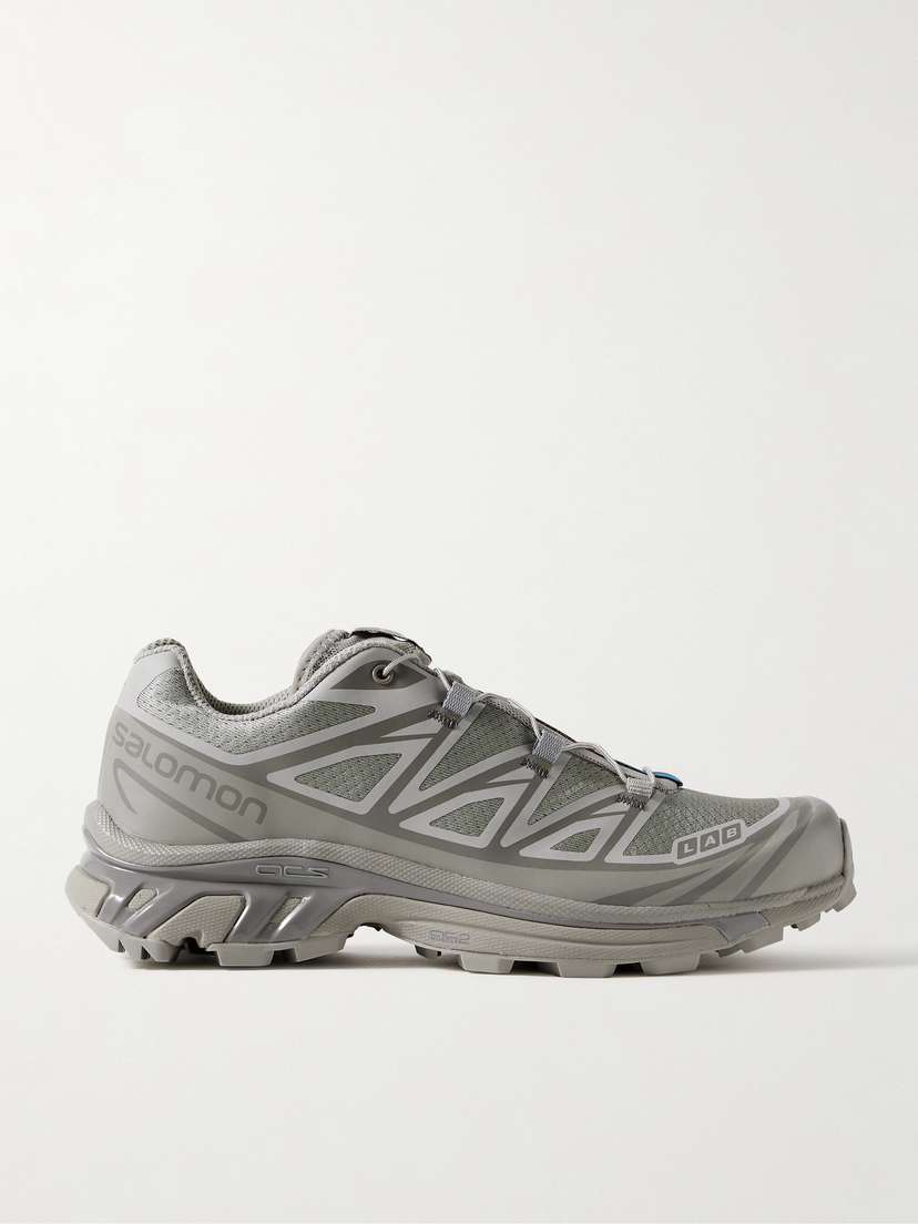 Salomon Xt-6 Rubber-trimmed Mesh Sneakers
