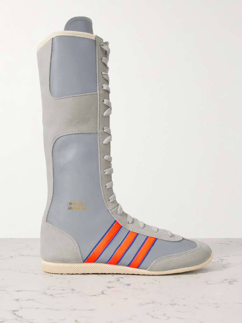 adidas Originals Japan Vh Webbing And Suede-trimmed Reflective Nylon Sneakers - UK 9