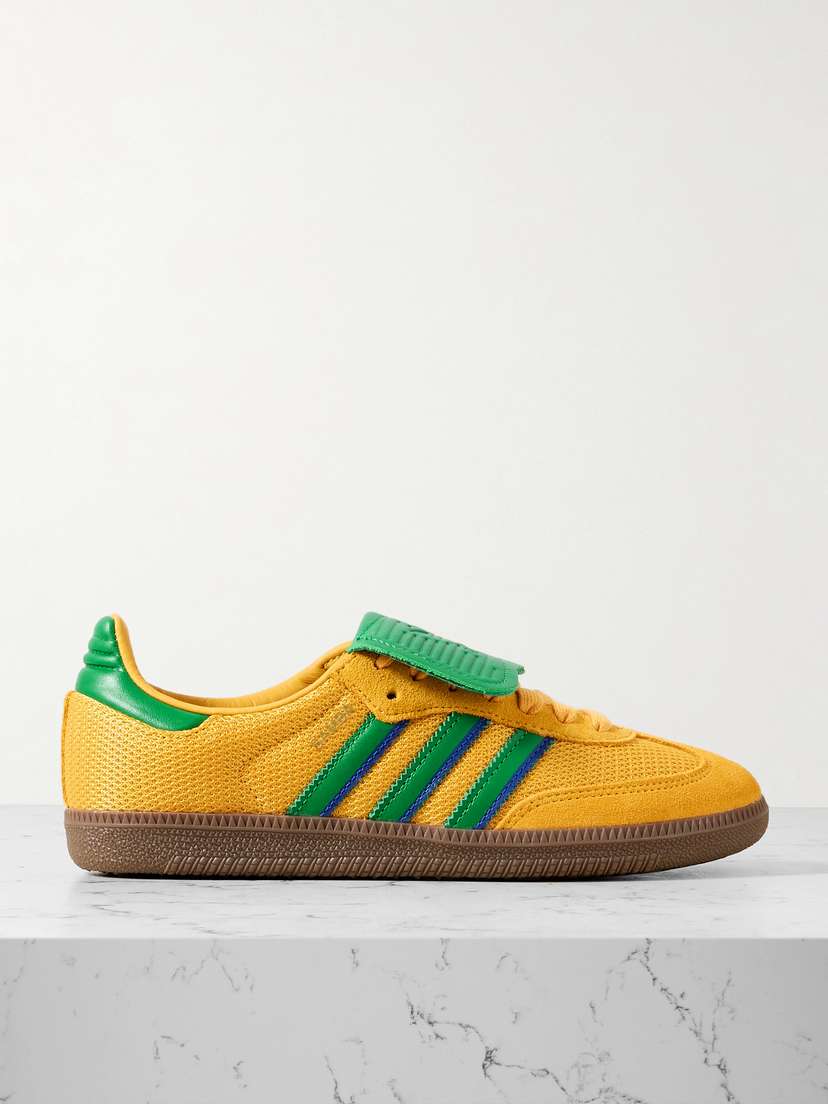 adidas Originals Samba Og Mesh, Suede And Leather Sneakers