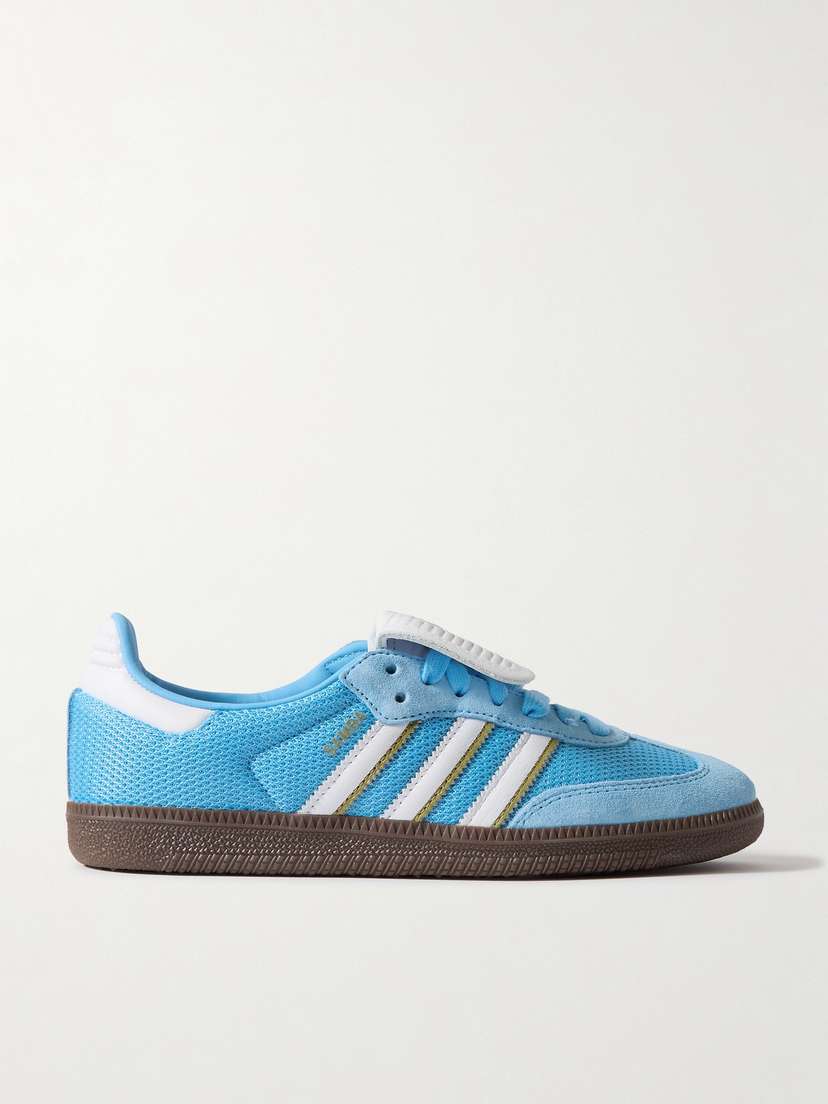adidas Originals Samba Og Mesh, Suede And Leather Sneakers - UK 9