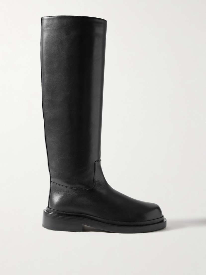 Jil Sander Leather Knee Boots