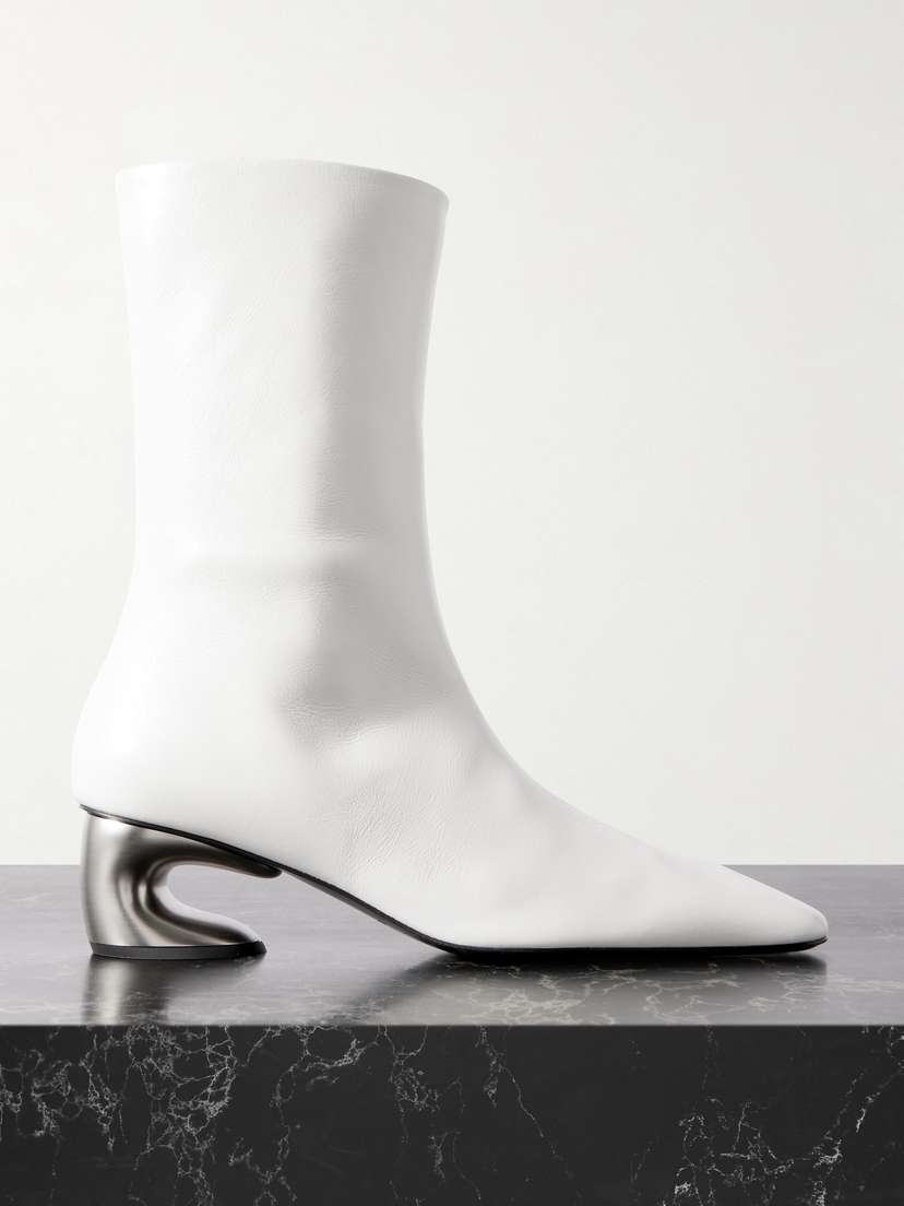 Jil Sander Leather Ankle Boots