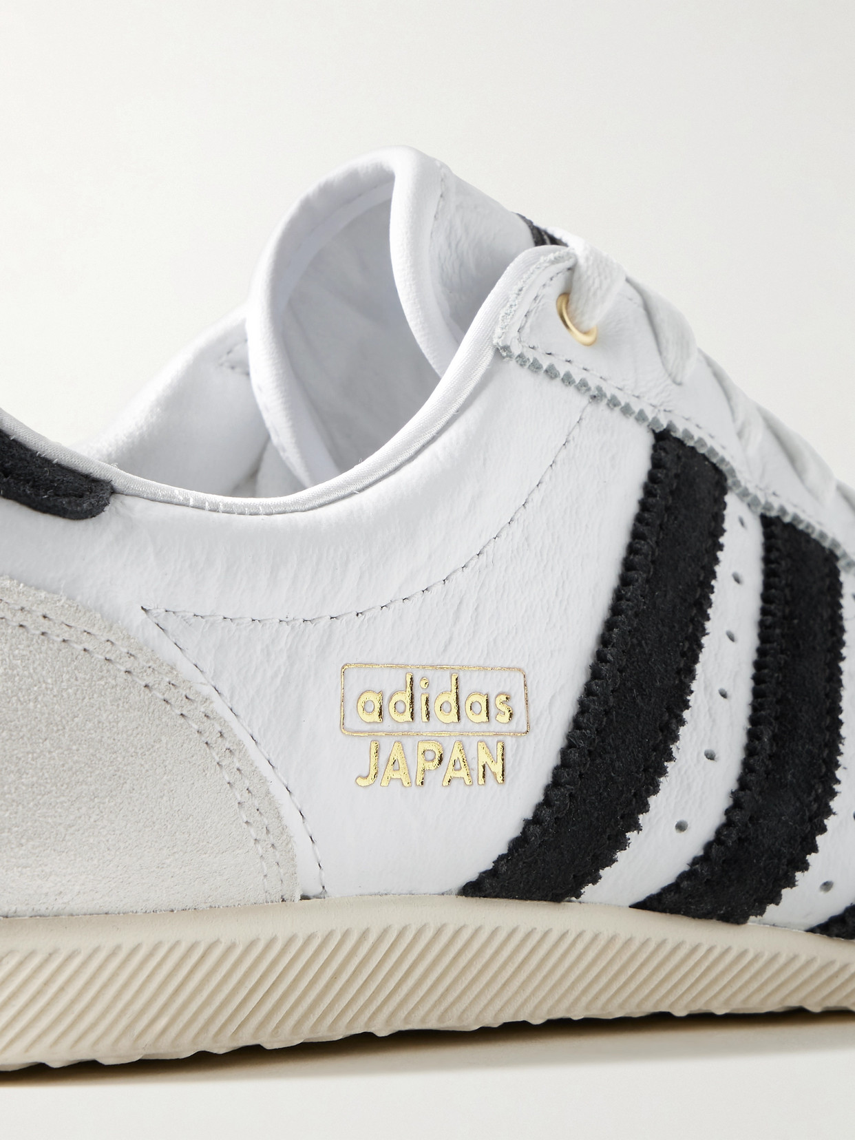Japan Suede And Textured-Leather Sneakers