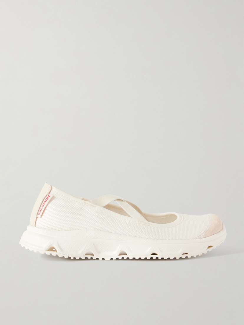 Salomon + Sandy Liang Rx Mj Suede-trimmed Mesh Sandals - UK 9