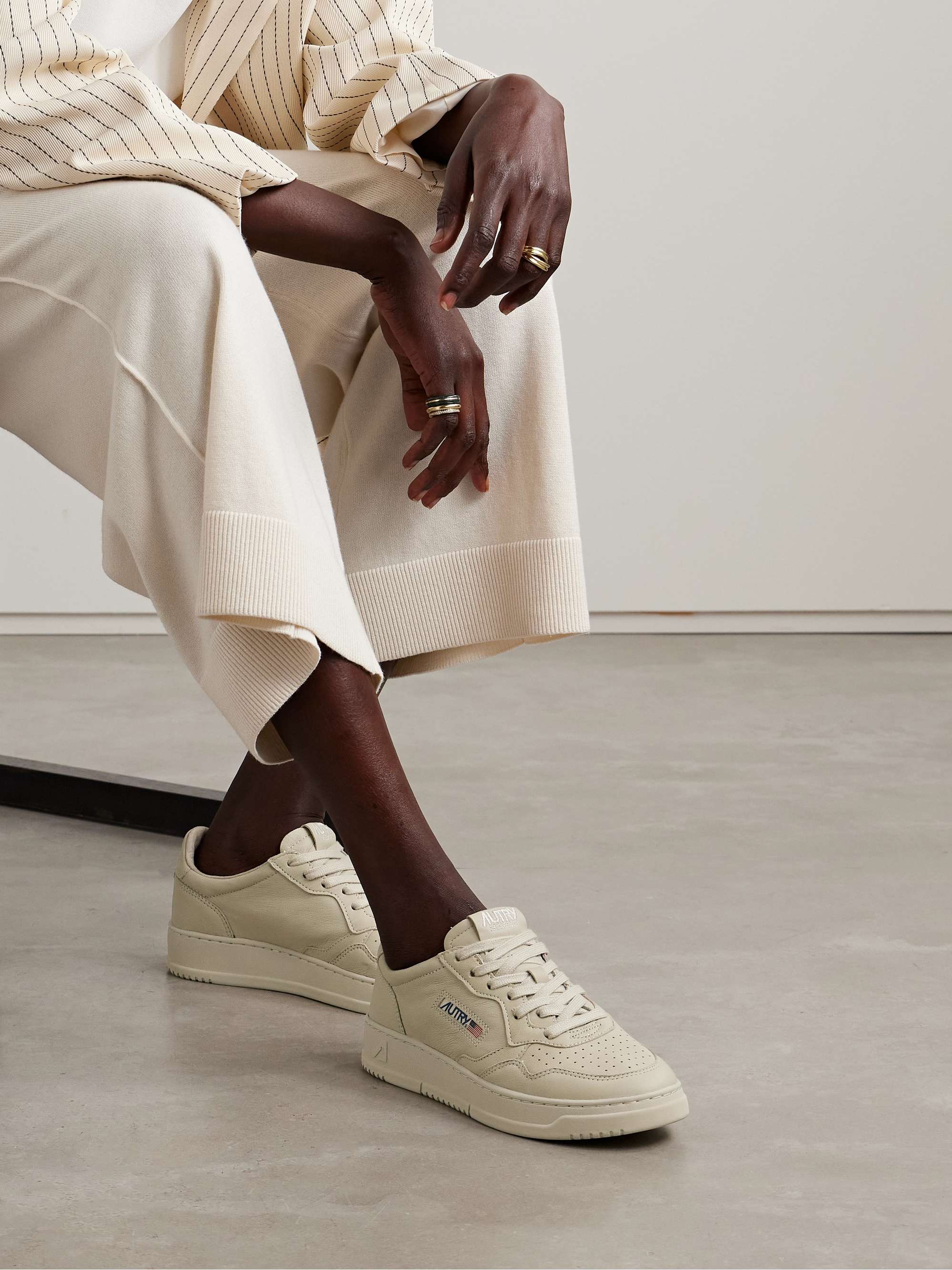 AUTRY Medalist Low leather sneakers NET A PORTER AUTRY Medalist Low leather sneakers NET A PORTER