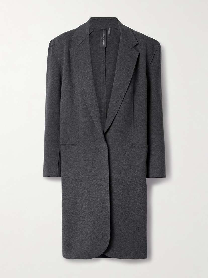 Norma Kamali Oversized Cotton-blend Blazer
