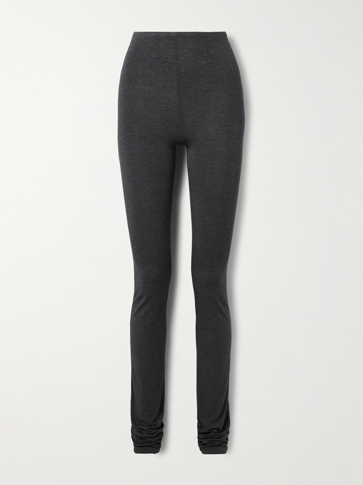Norma Kamali Stretch-jersey Leggings In Gray
