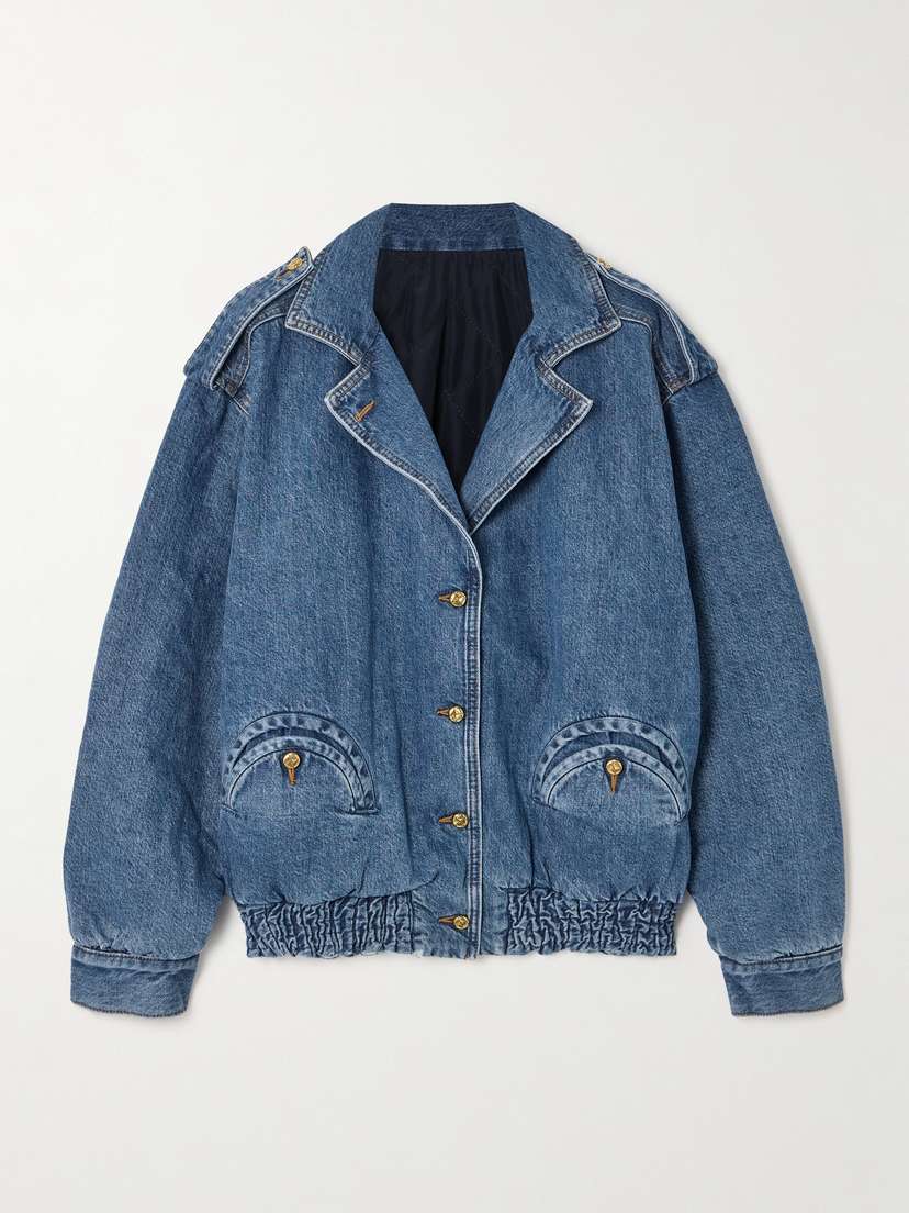 Blazé Milano Nariida Charlie Denim Bomber Jacket