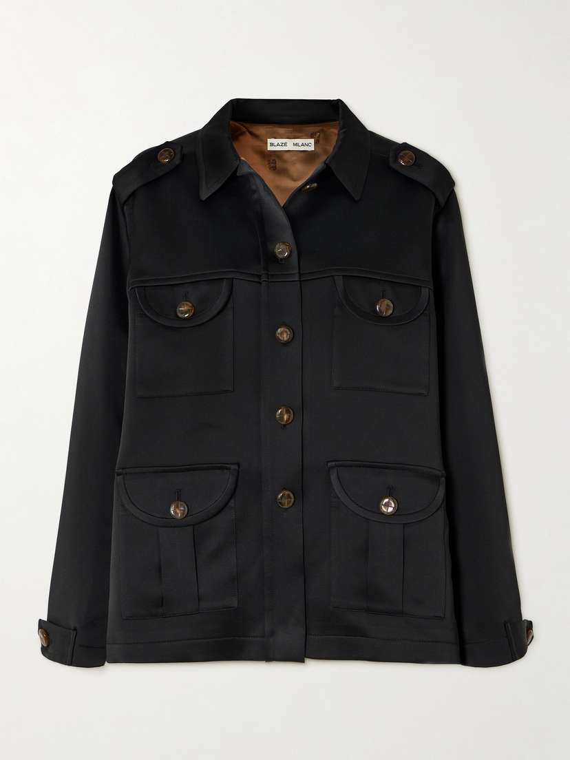 Blazé Milano Sahariana Satin Jacket