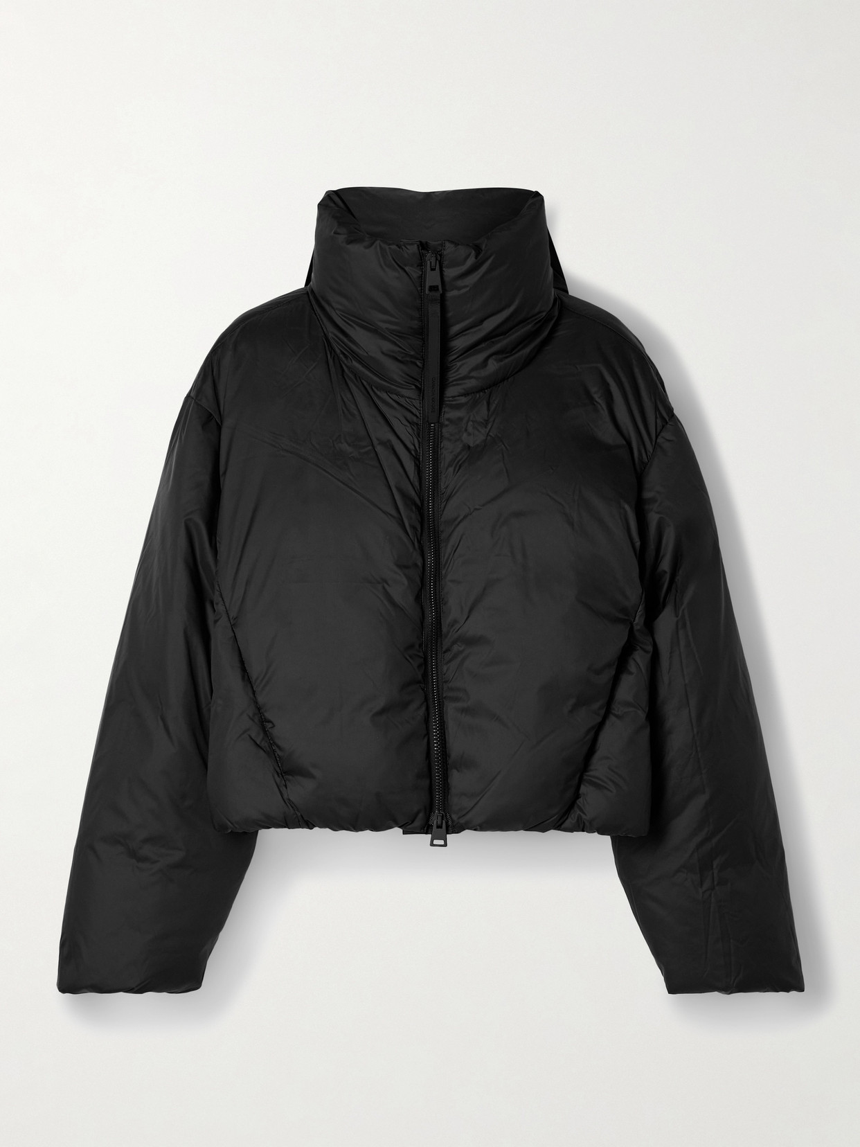 Shop Canada Goose Spessa Cropped Padded Lumina Down Jacket In Black