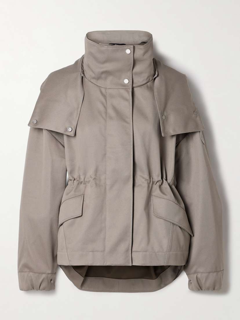 Canada Goose Olivine Hooded Appliquéd Twill Jacket