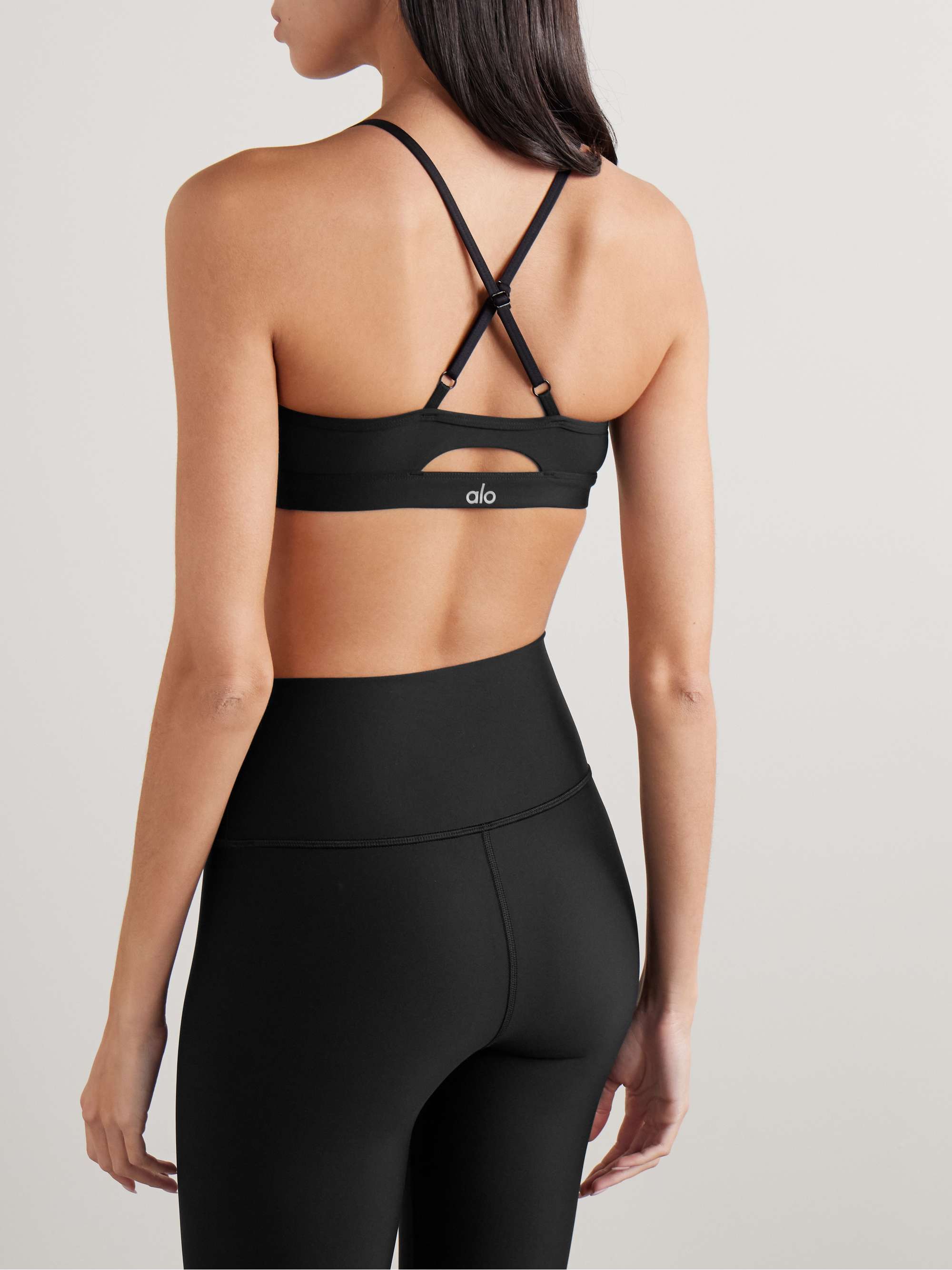 ALO YOGA Airlift Intrigue cutout stretch sports bra