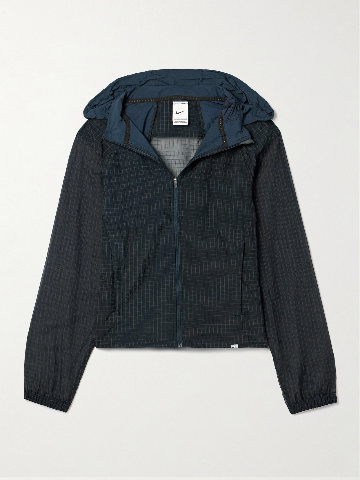 Nike Hooded Ripstop Jacket In Blue