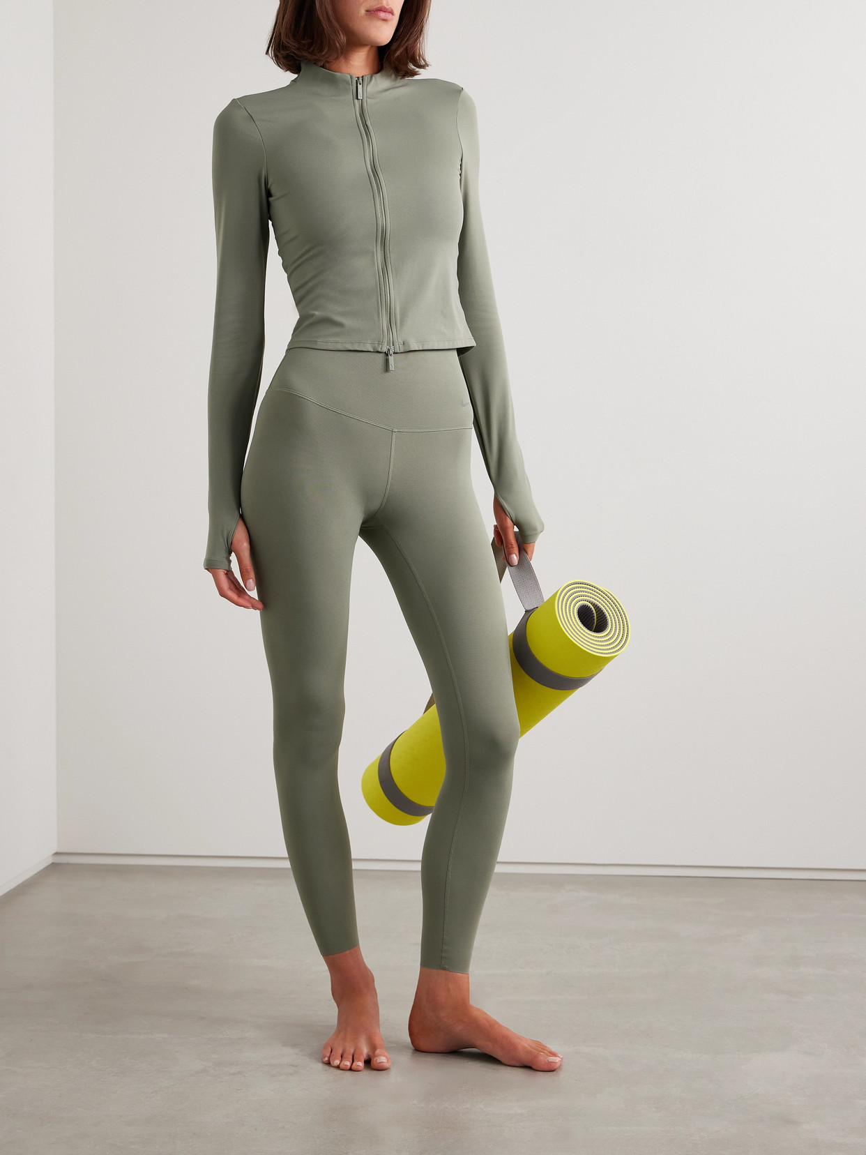 Nike Zenvy Dri-fit Infinasoft Jacket In Green