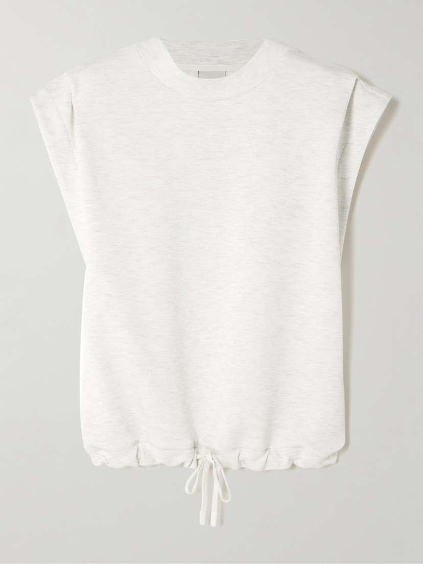 Varley Otis Gathered Stretch-jersey T-shirt - x large