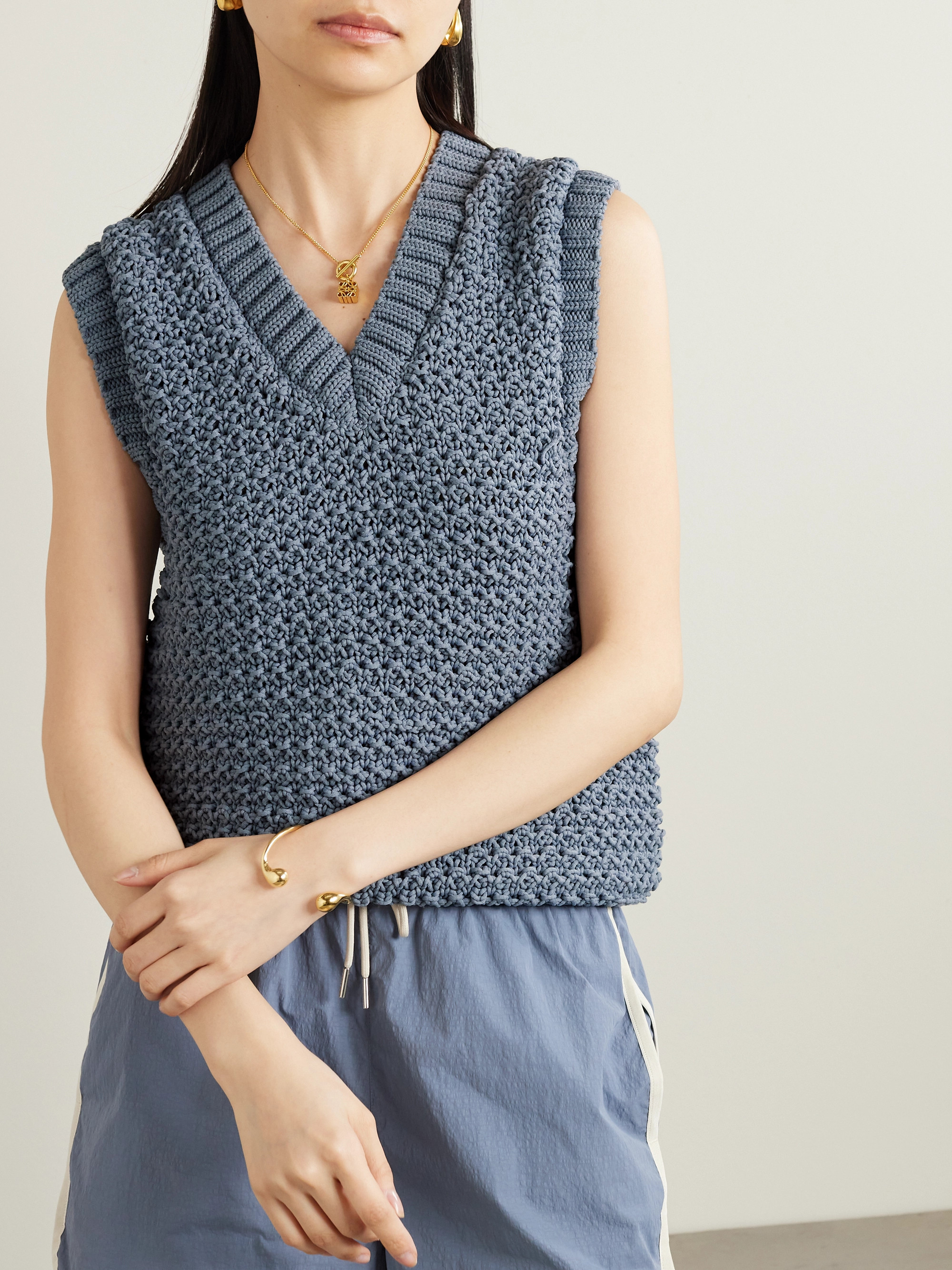 Varley - Adie recycled crocheted vest | Plush