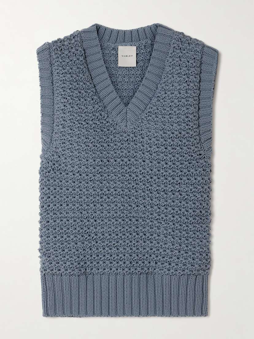 Varley Adie Recycled Crocheted Vest