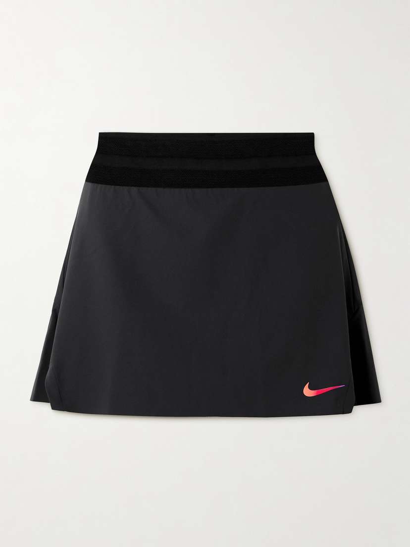 Nike court Slam Mesh-trimmed Dri-fit Tennis Skirt - x large