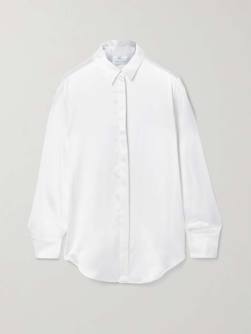 Michael Lo Sordo Boy Silk-satin Shirt
