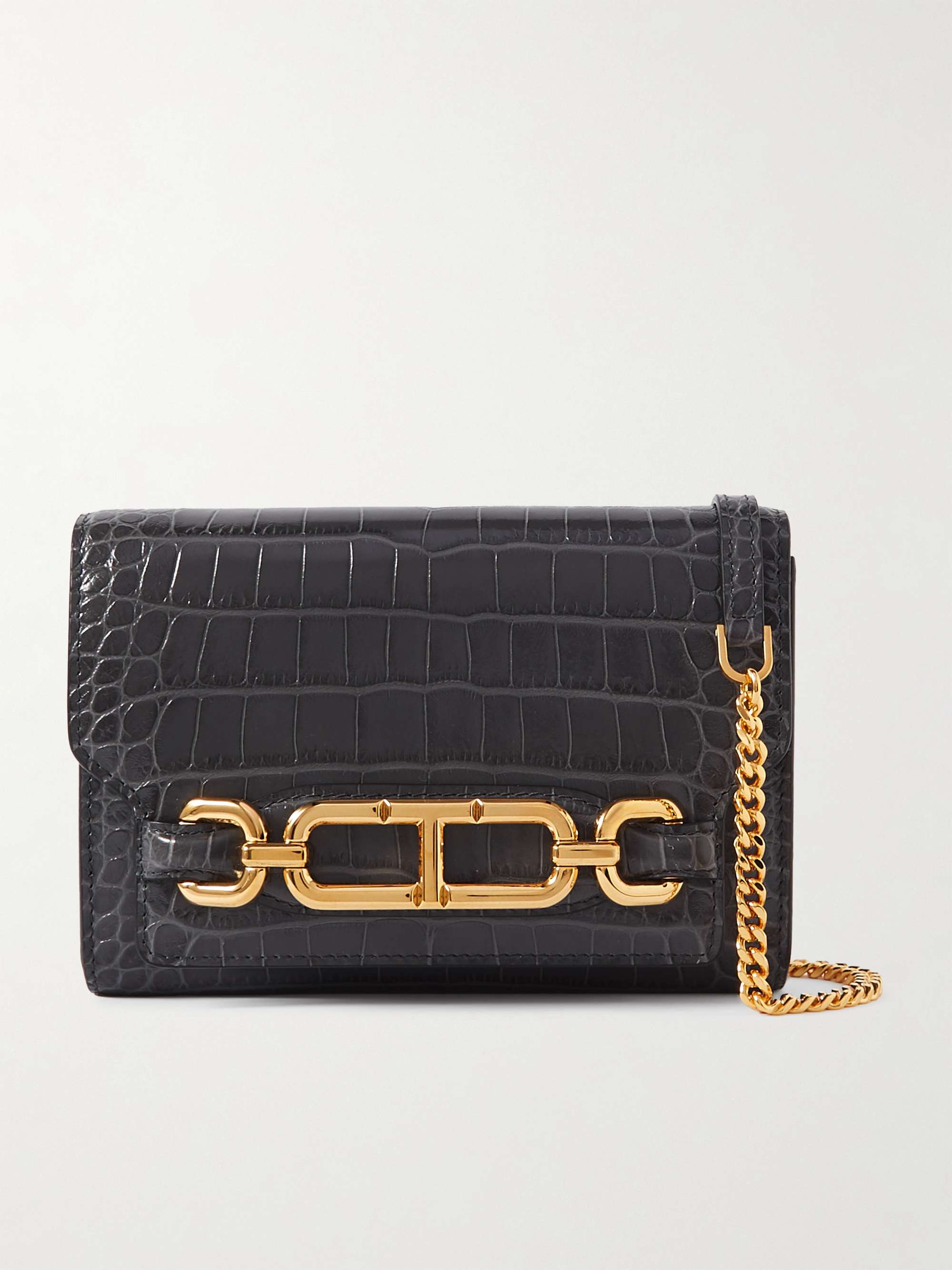 Mini croc crossbody bag 2025