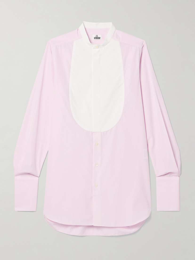 Sebline Bunny Cotton-poplin Shirt - x large
