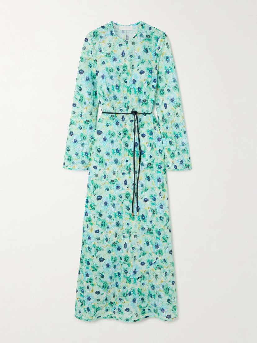 Zimmermann Lightburst Floral-print Linen Maxi Dress