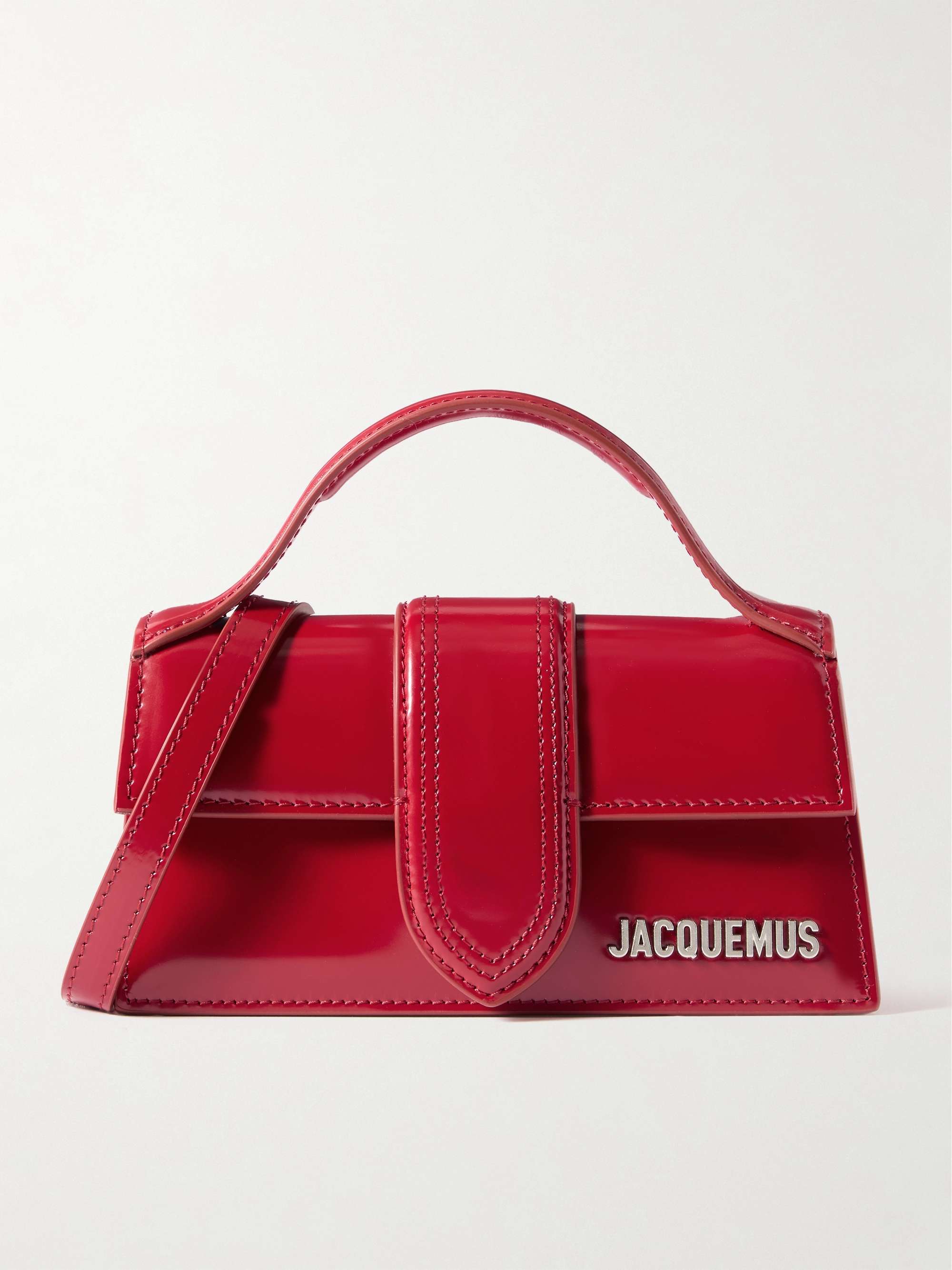 Le Bambino mini leather tote red One Size