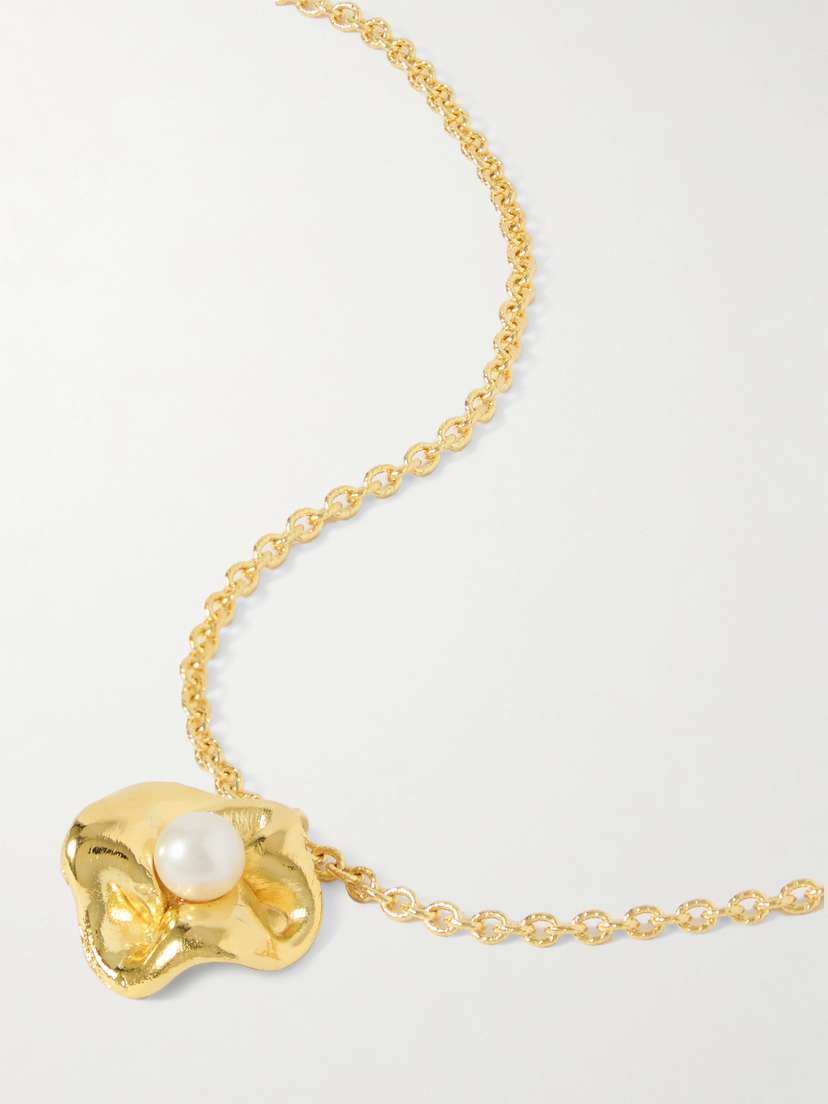 Completedworks Unity Recycled Gold Vermeil Pearl Necklace