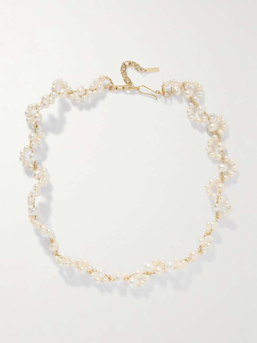 Completedworks Gold Vermeil Pearl Necklace