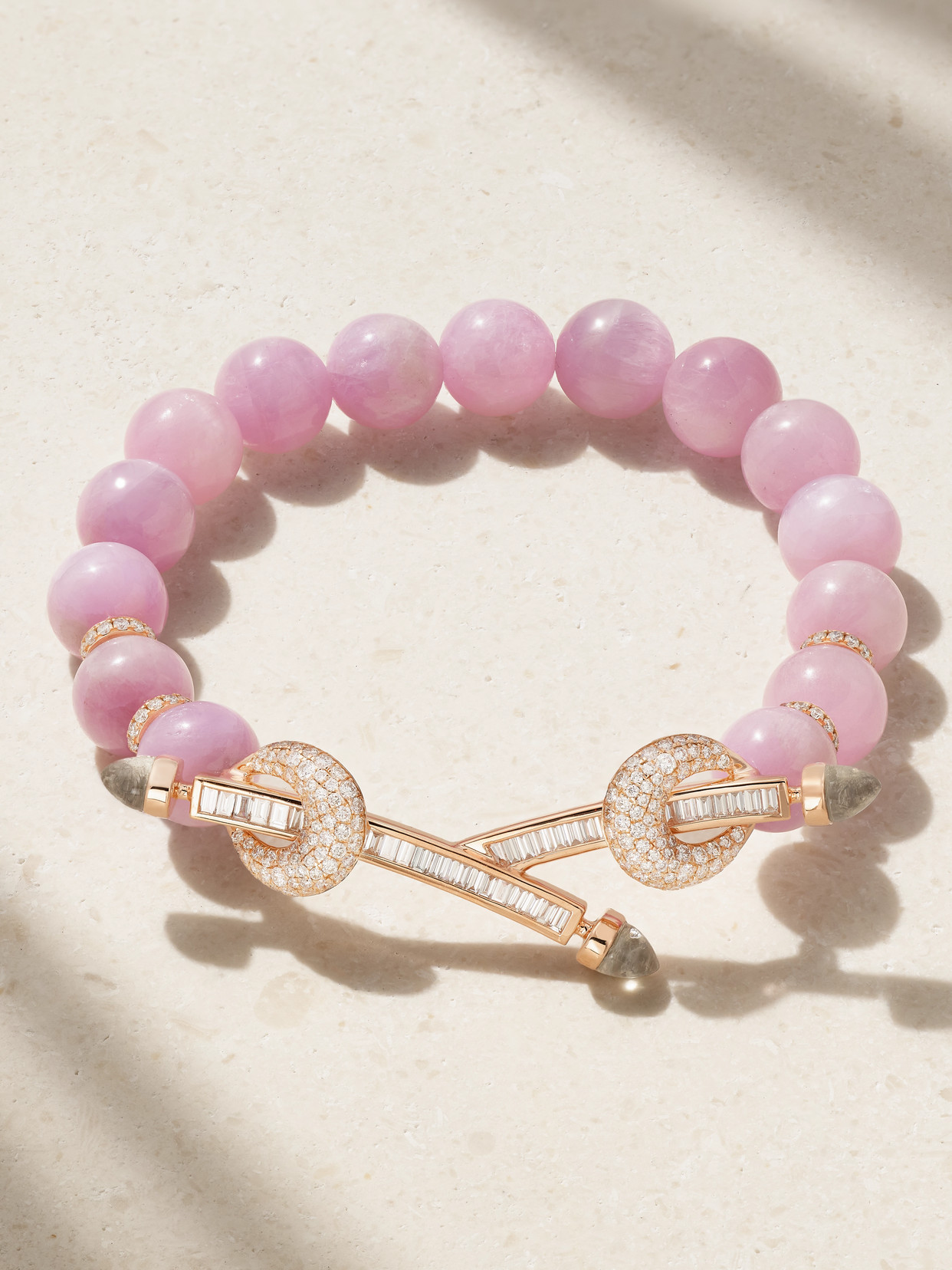 Ananya Chakra 18-karat Rose Gold Multi-stone Bracelet