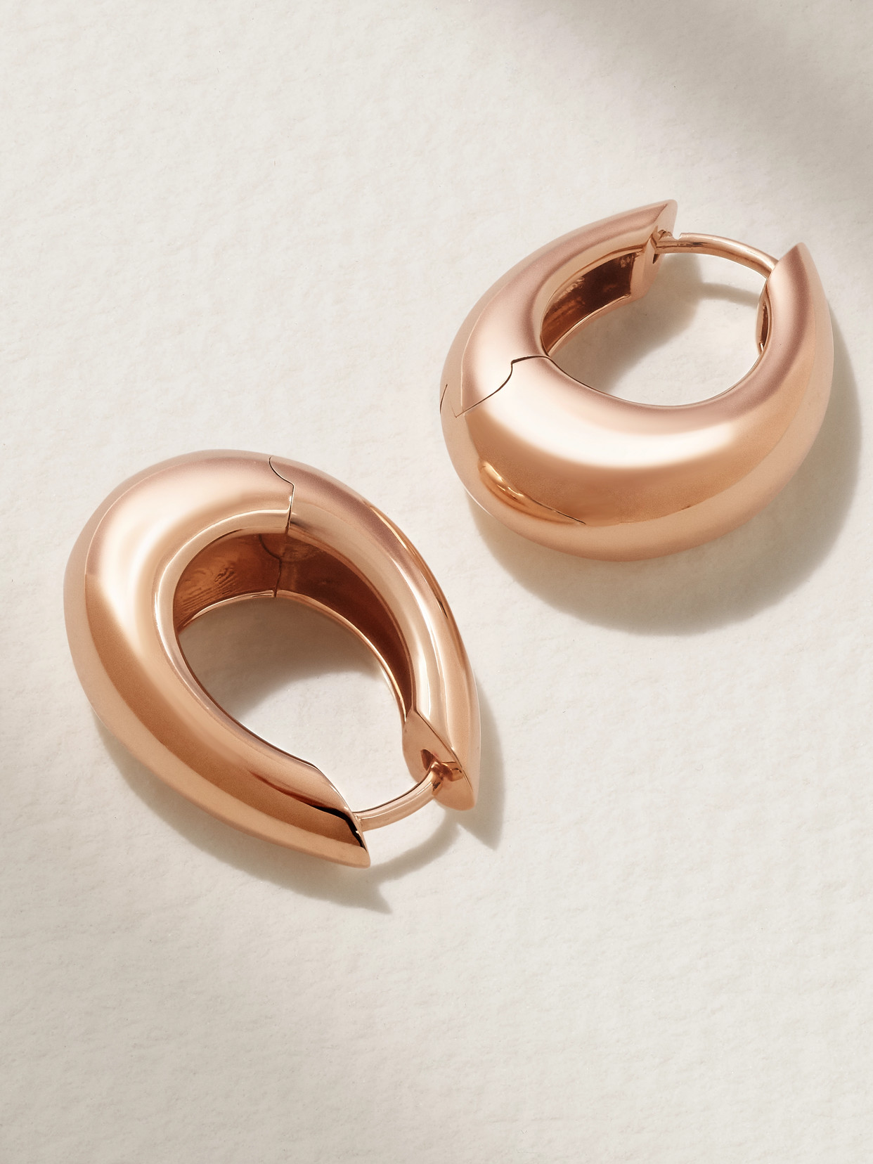 Ananya Chakra Icon 18-karat Rose Gold Hoop Earrings In Rose Gold