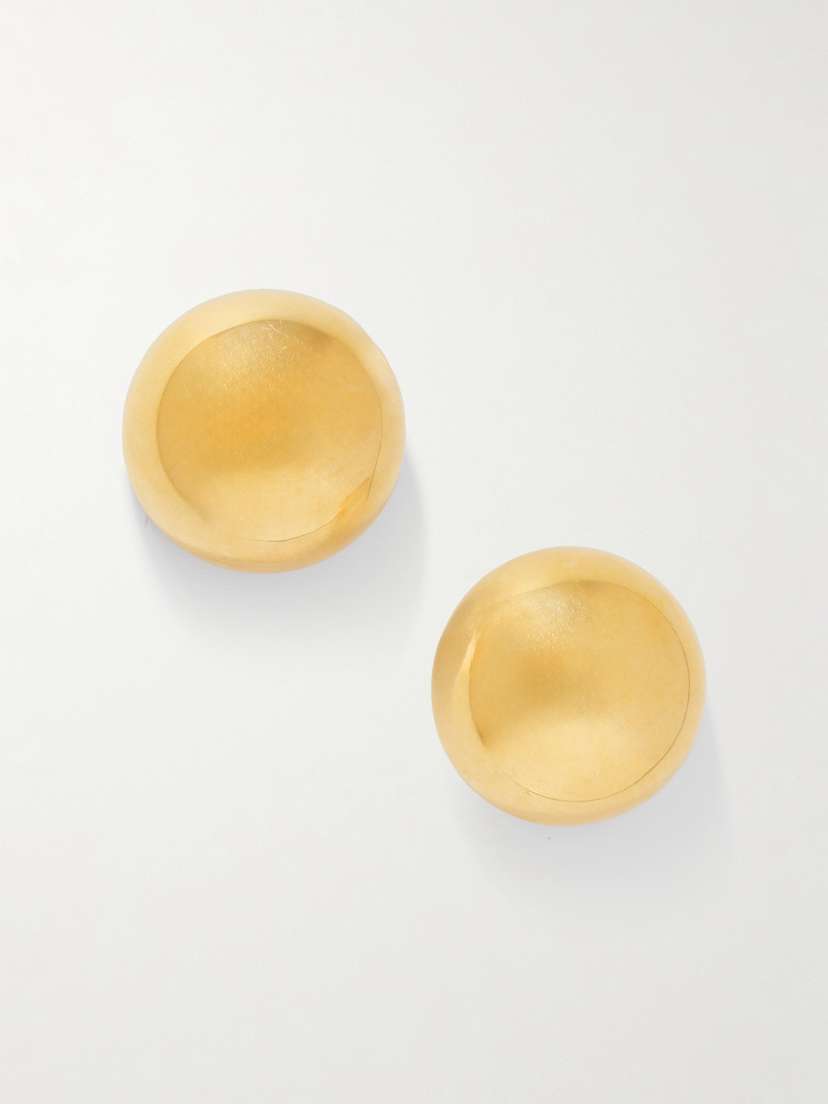 Saint Laurent tone Clip Earrings