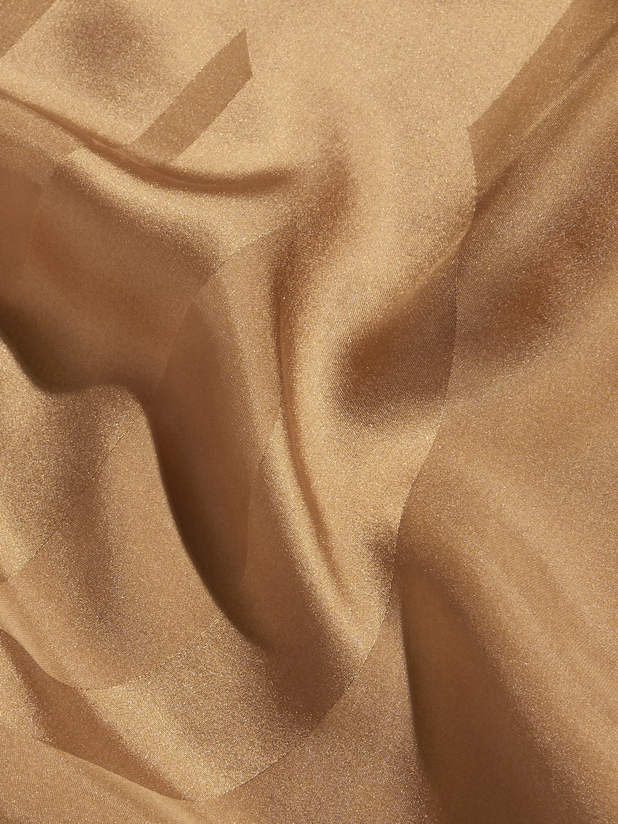 Saint Laurent Signature Silk-jacquard Scarf In Neutrals