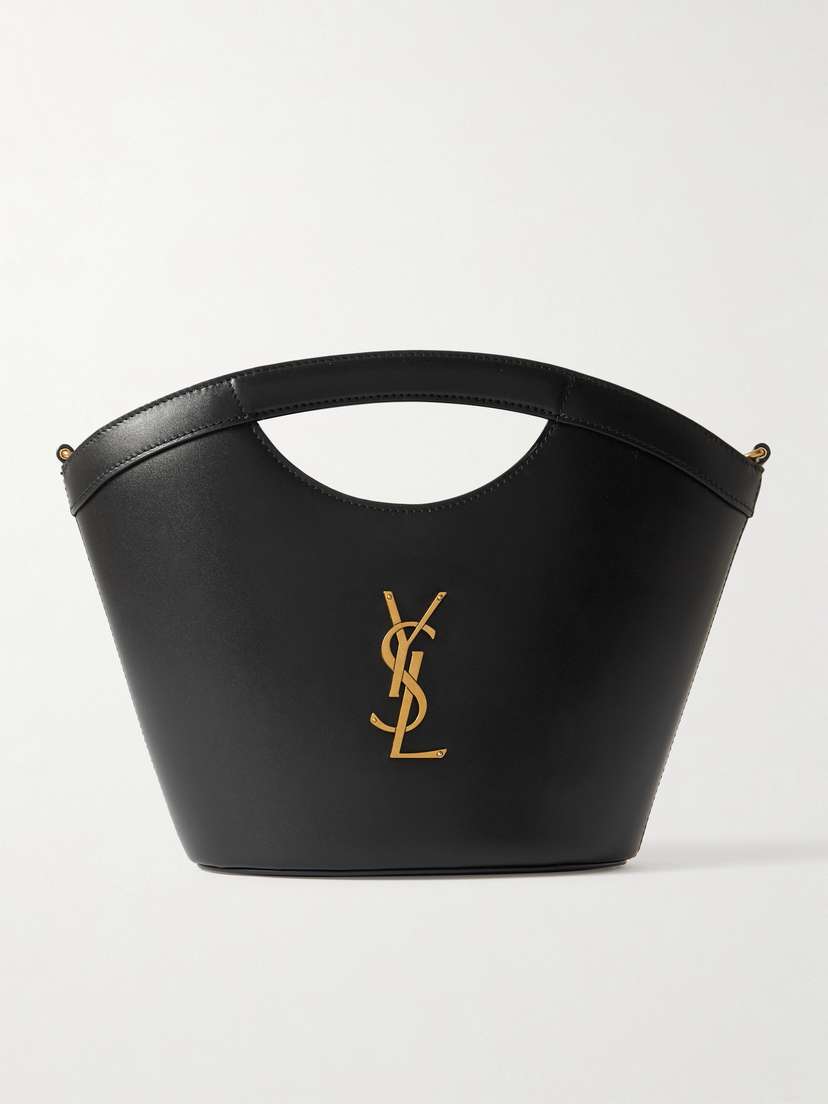 Saint Laurent Celia Mini Leather Tote