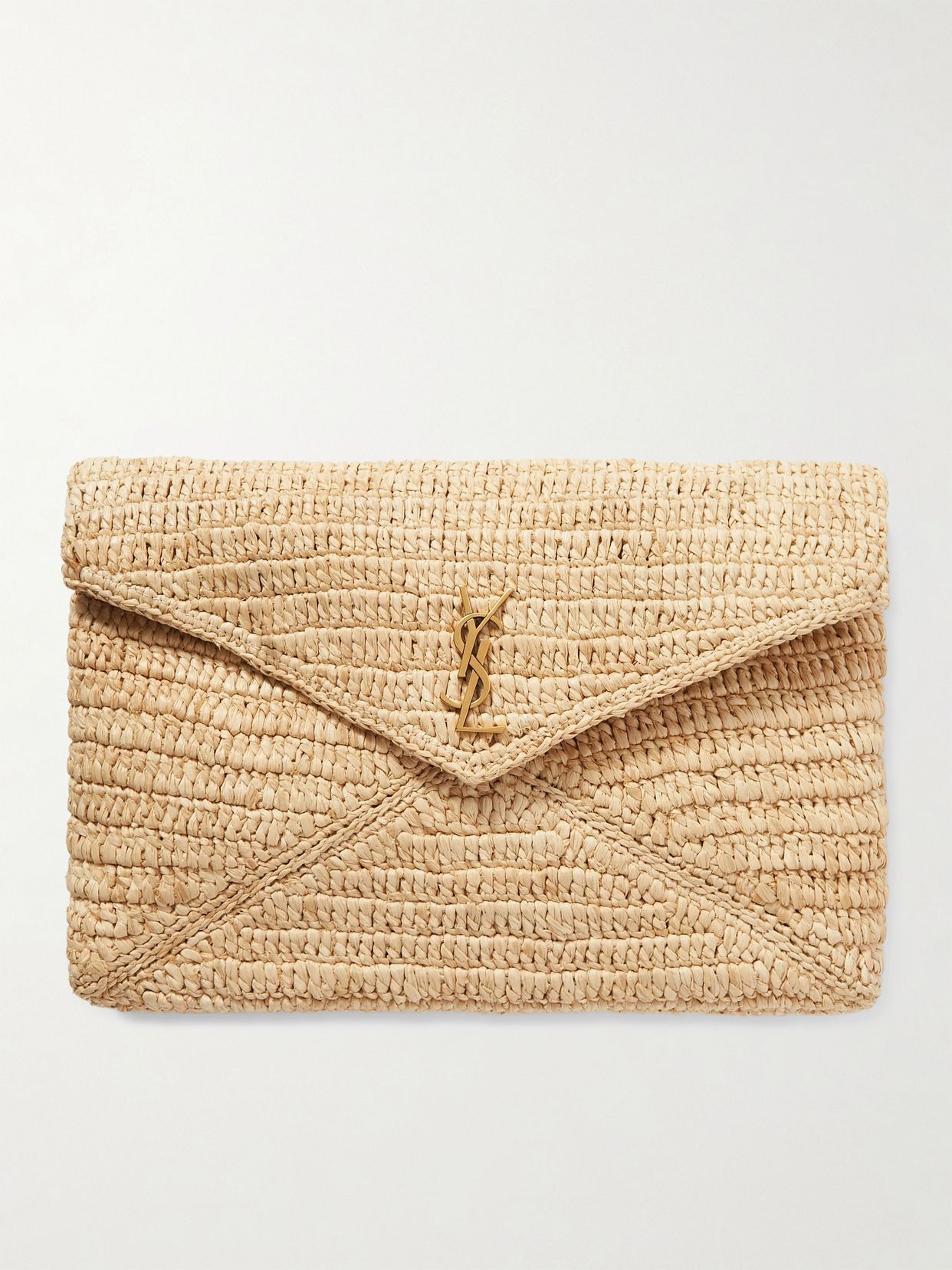 Cassandre raffia clutch