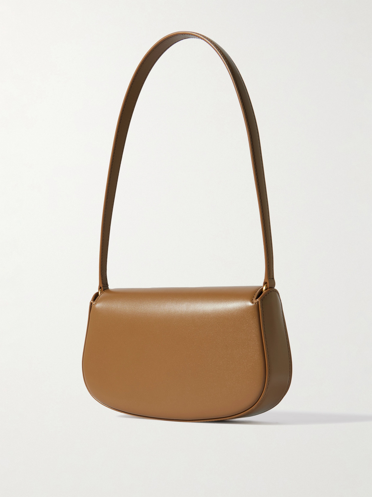 Saint Laurent Voltaire Mini Leather Shoulder Bag In Brown