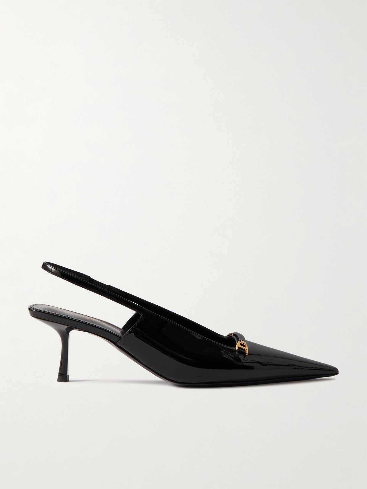 Saint Laurent Carine Pumps Aus Lackleder In Black