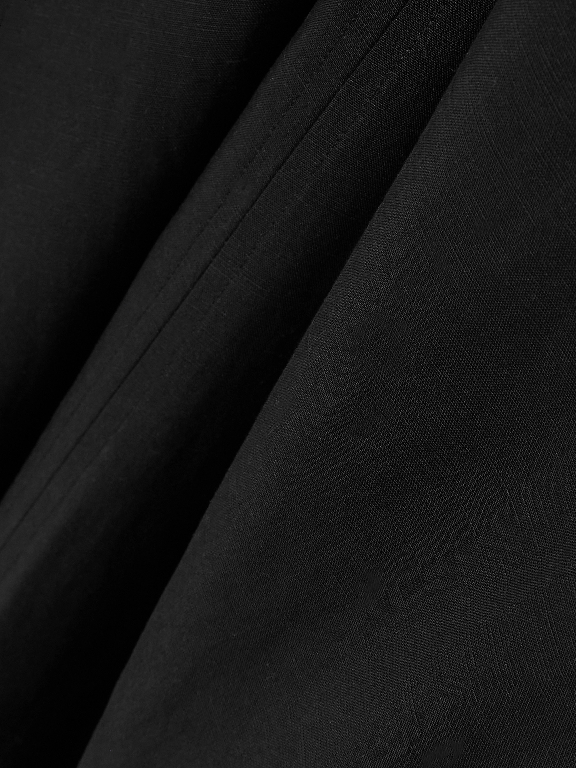 TOTEME Pleated organic cotton-jersey midi dress thumbnail