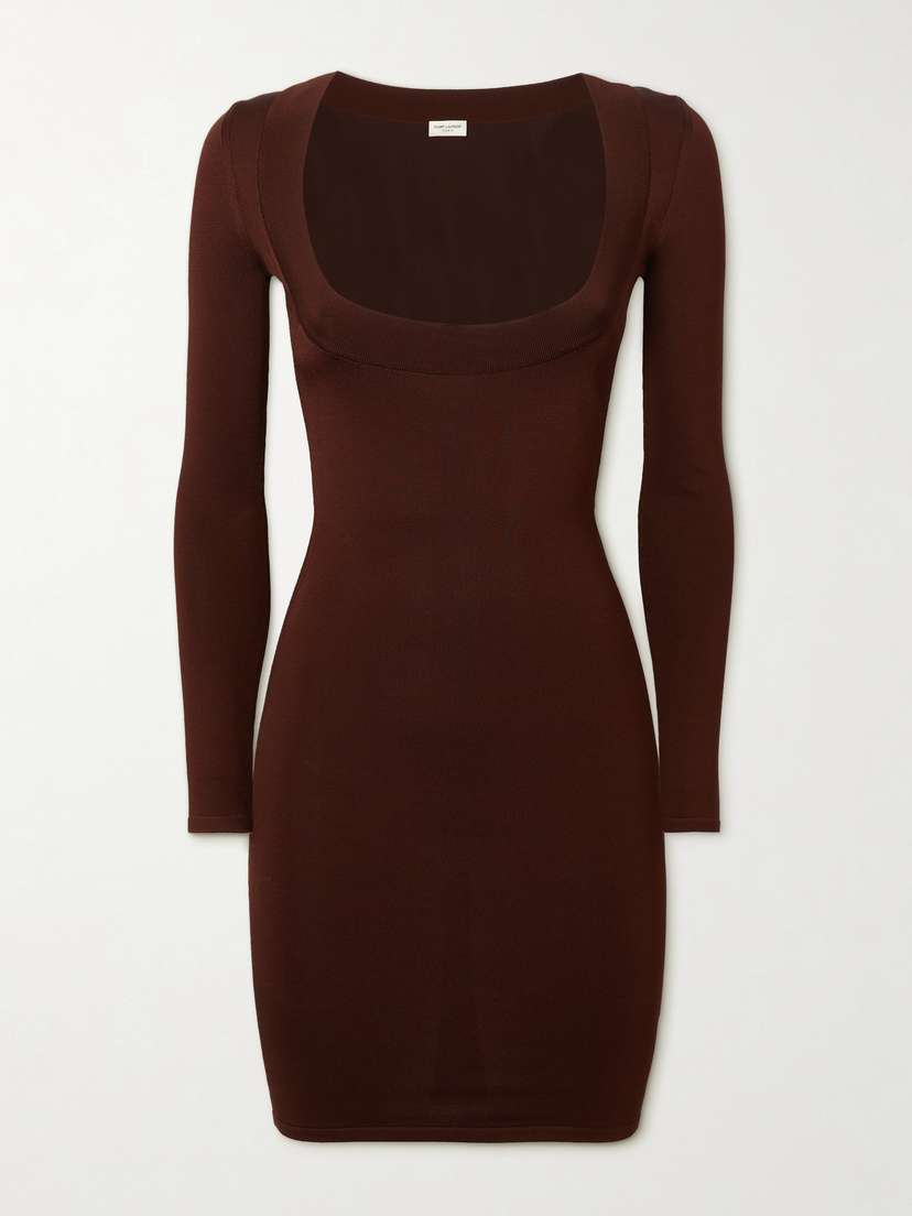 Saint Laurent Jersey Mini Dress