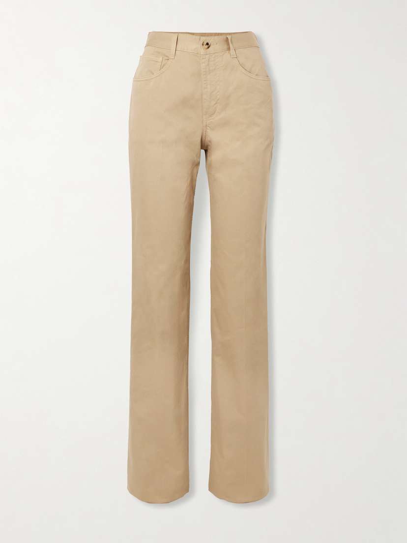 Saint Laurent Clyde High-rise Straight-leg Jeans