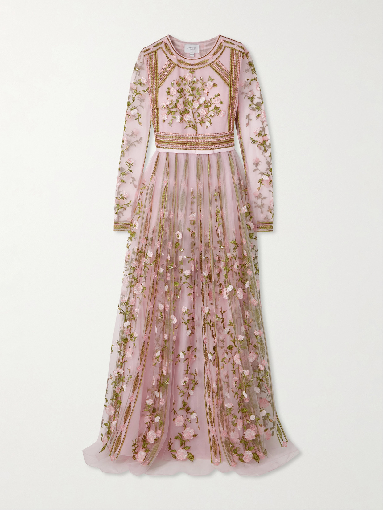 Giambattista Valli - Embroidered Tulle Gown - Pink