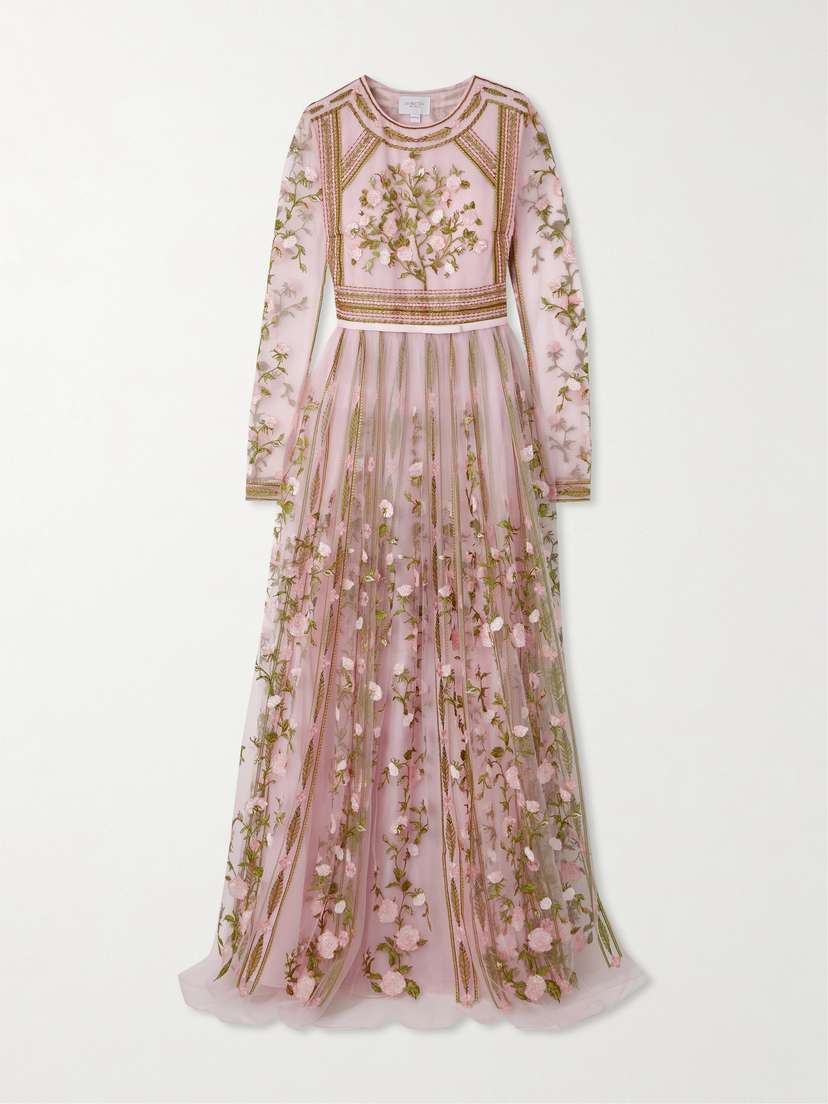 Giambattista Valli Embroidered Tulle Gown