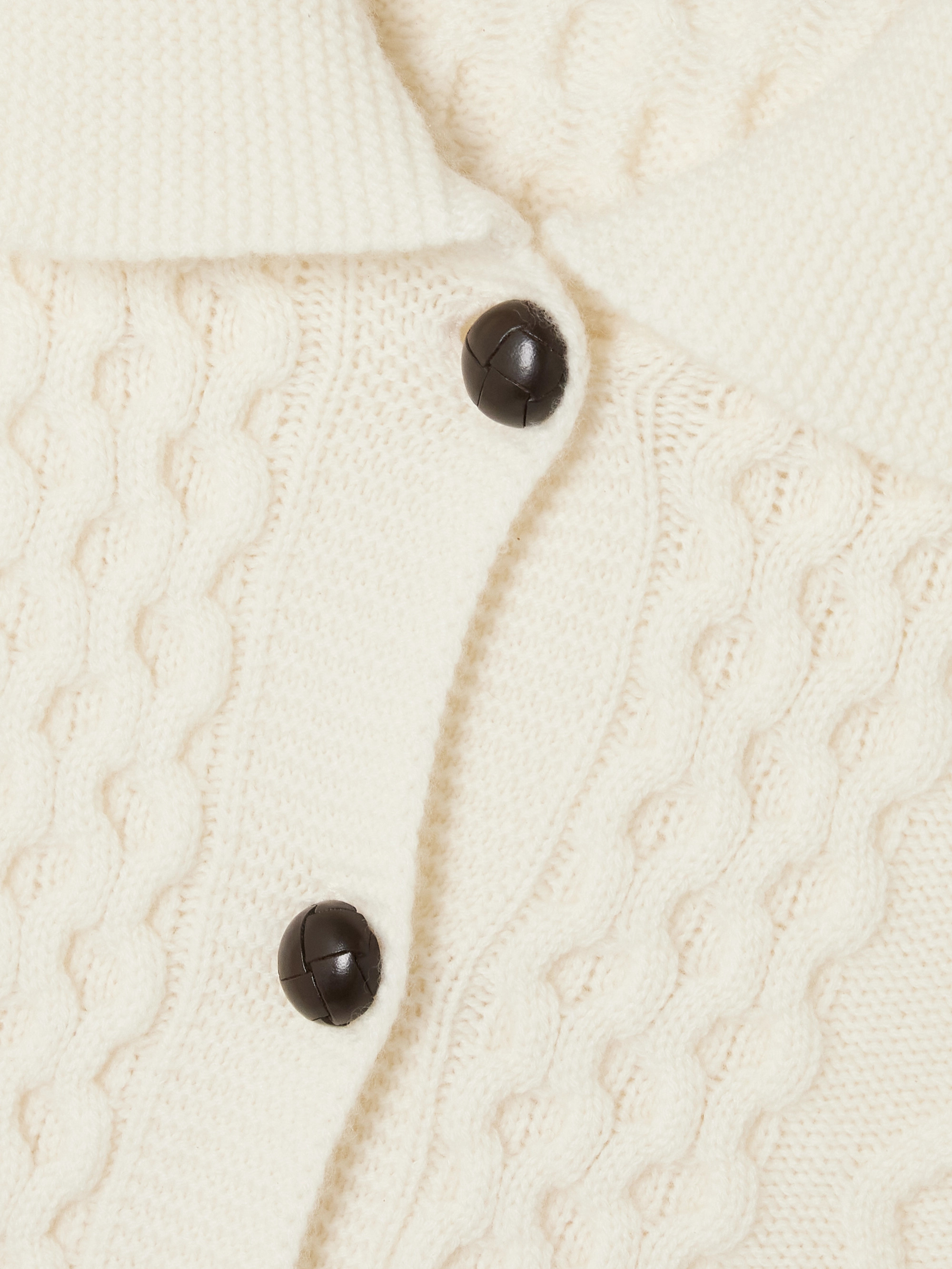 arch4 Columbia cable-knit cashmere cardigan thumbnail