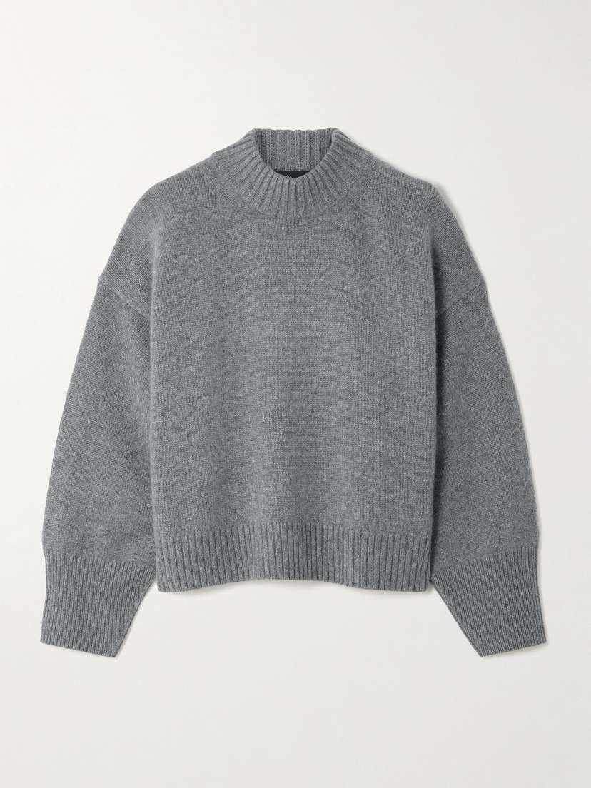 Arch4 Rozzie Cropped Cashmere Sweater - x large