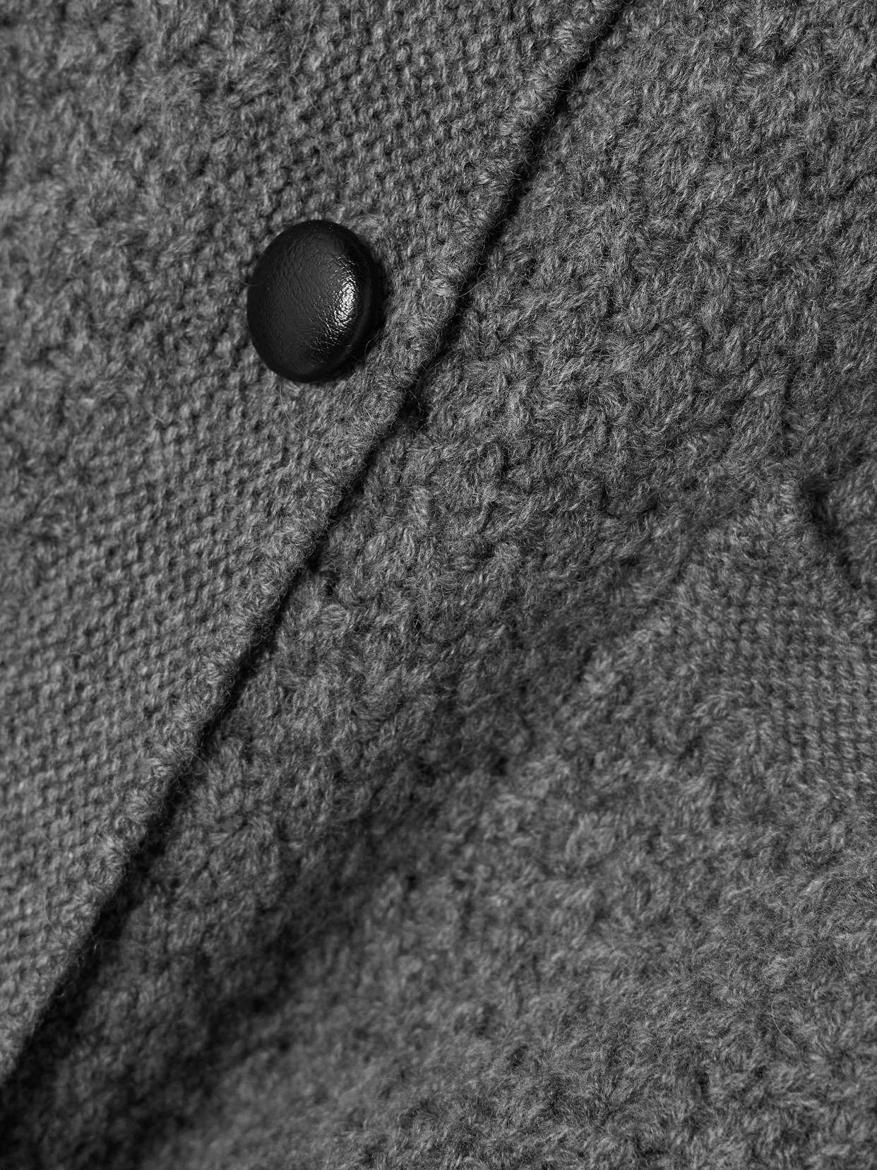 Arch4 Tulip Crocheted Cashmere Cardigan In Gray