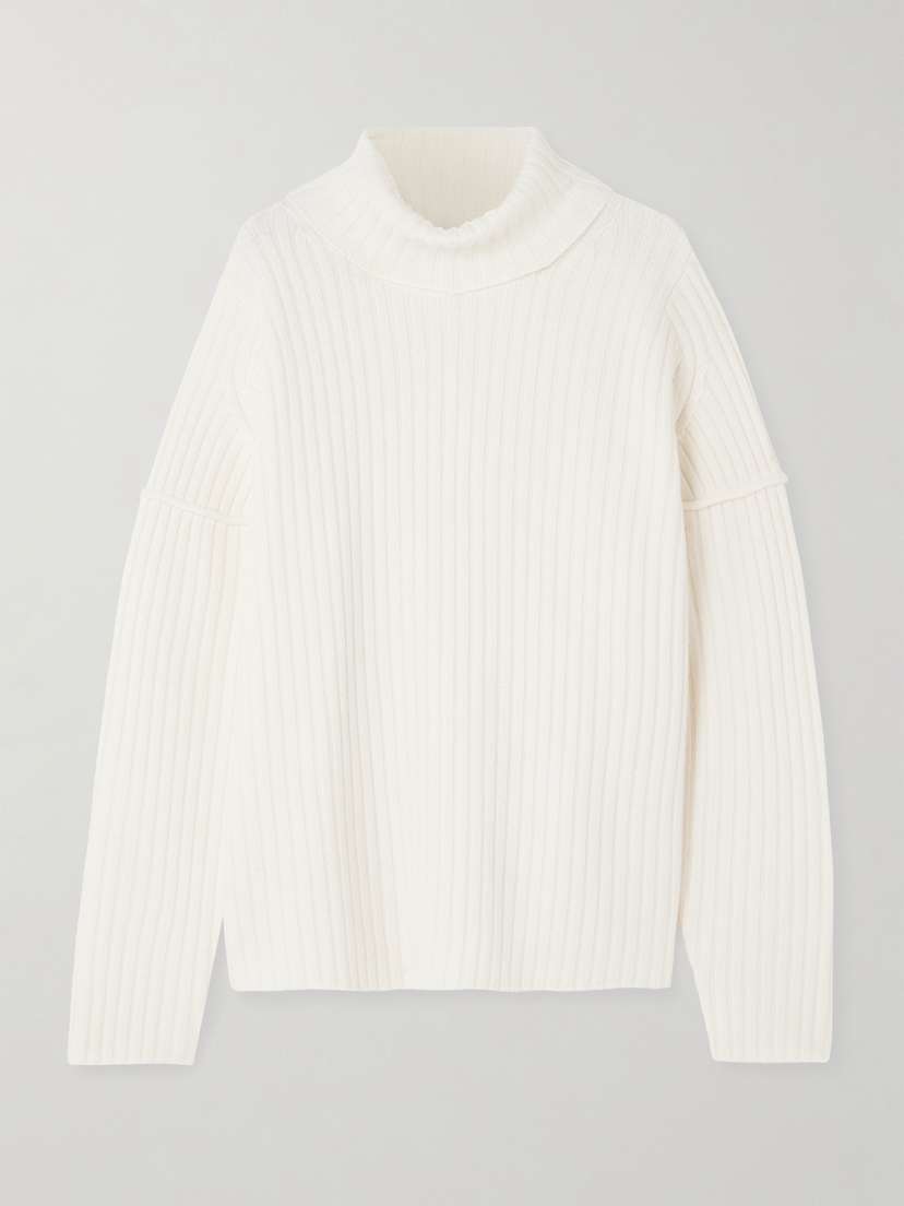 Arch4 Hollywood Ribbed Cashmere Turtleneck Sweater