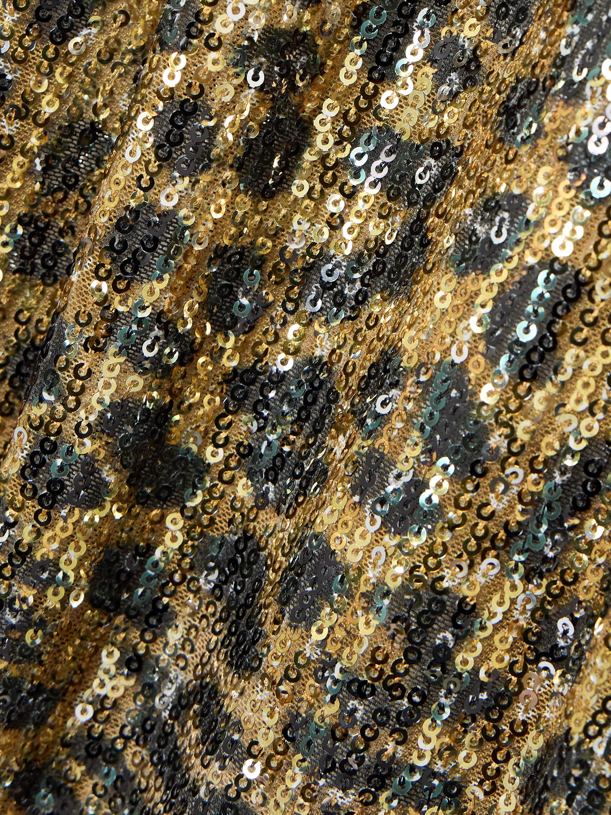 AZ Factory Idril leopard-print sequined crepe wide-leg pants